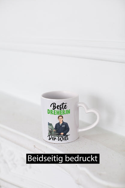 Beste Dreherin | Fräser Dreher Geschenkidee Humor Tasse