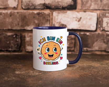 Ich bin ein Berliner | Krapfen Pfannkuchen Humor Geschenkidee Tasse
