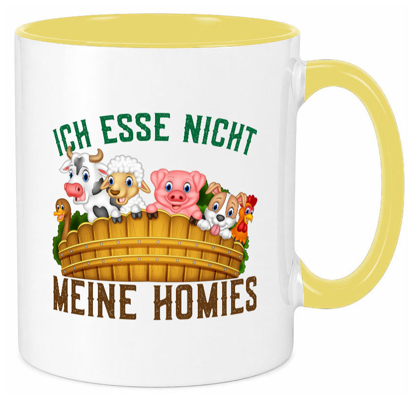 Ich esse nicht meine Homies | Farmer Landwirt lustiger Spruch Geschenk Humor Tasse