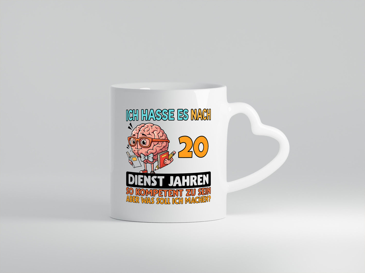 20 Dienstjahre | Arbeit Kompetent lustig Kollegen Büro Geschenk Tasse