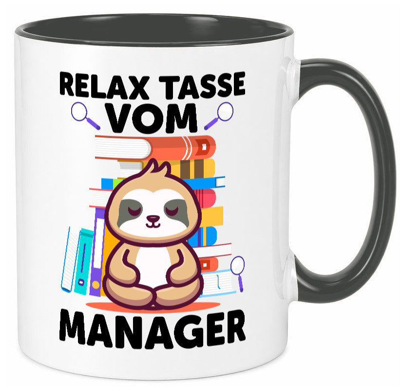 Relax Tasse: Manager | Management lustig Humor Geschenkidee Geschenk Tasse