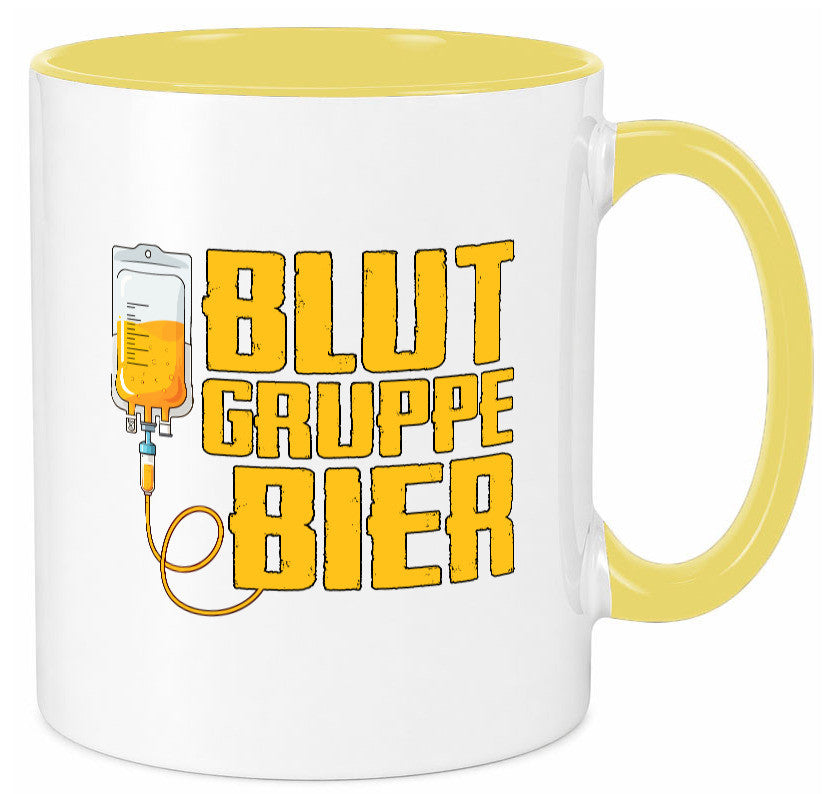 Blutgruppe Bier | Saufen Trinken Biertrinker Humor Geschenkidee Tasse