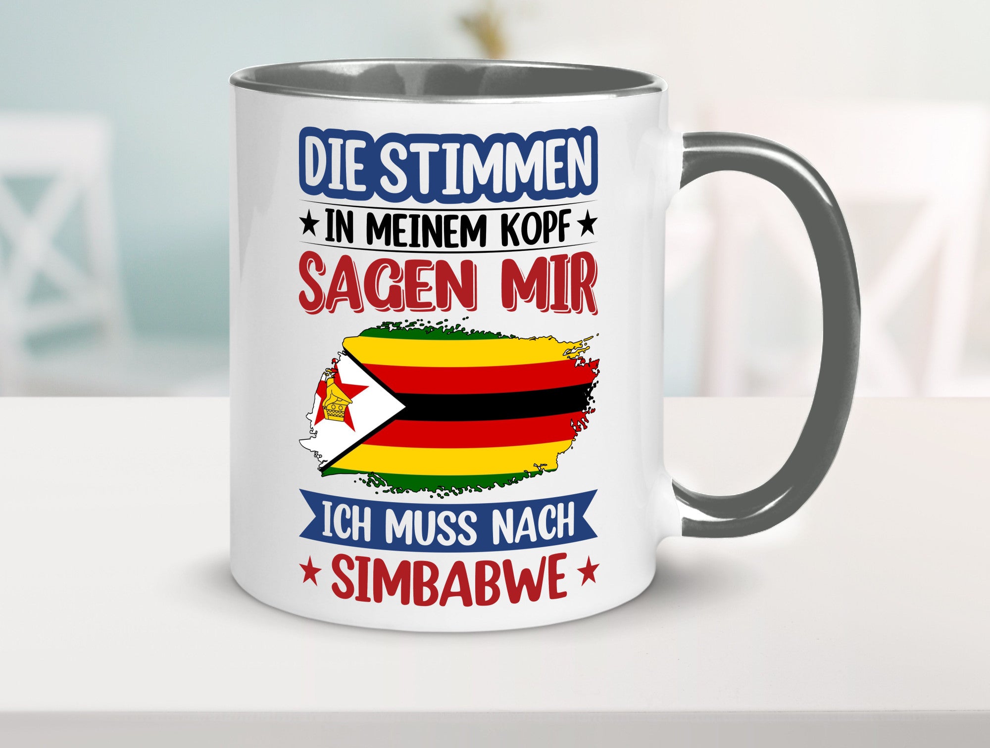 Simbabwe | Urlaub Stimmen in meinem Kopf Traumland v2 Geschenk Humor