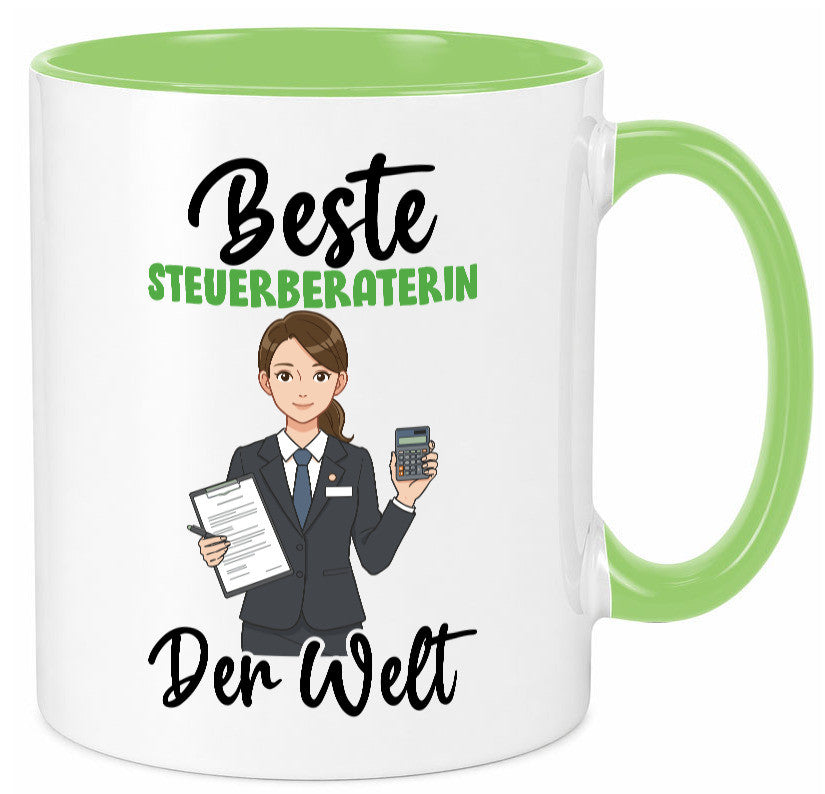 Beste Steuerberaterin | Steuer Beratung v2 Geschenkidee Humor Tasse