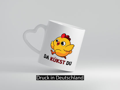 Da kükst du | Kücken Huhn Kinder lustig Humor Geschenkidee Geschenk Tasse