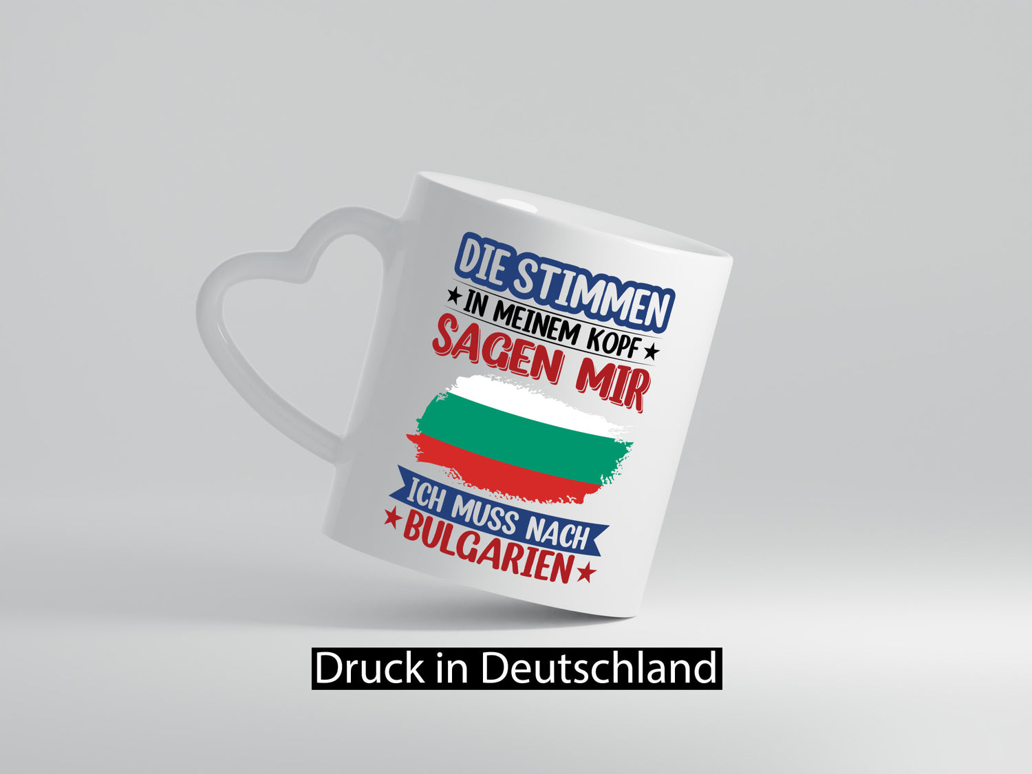 Bulgarien | Urlaub Stimmen in meinem Kopf Traumland Humor Geschenkidee Tasse