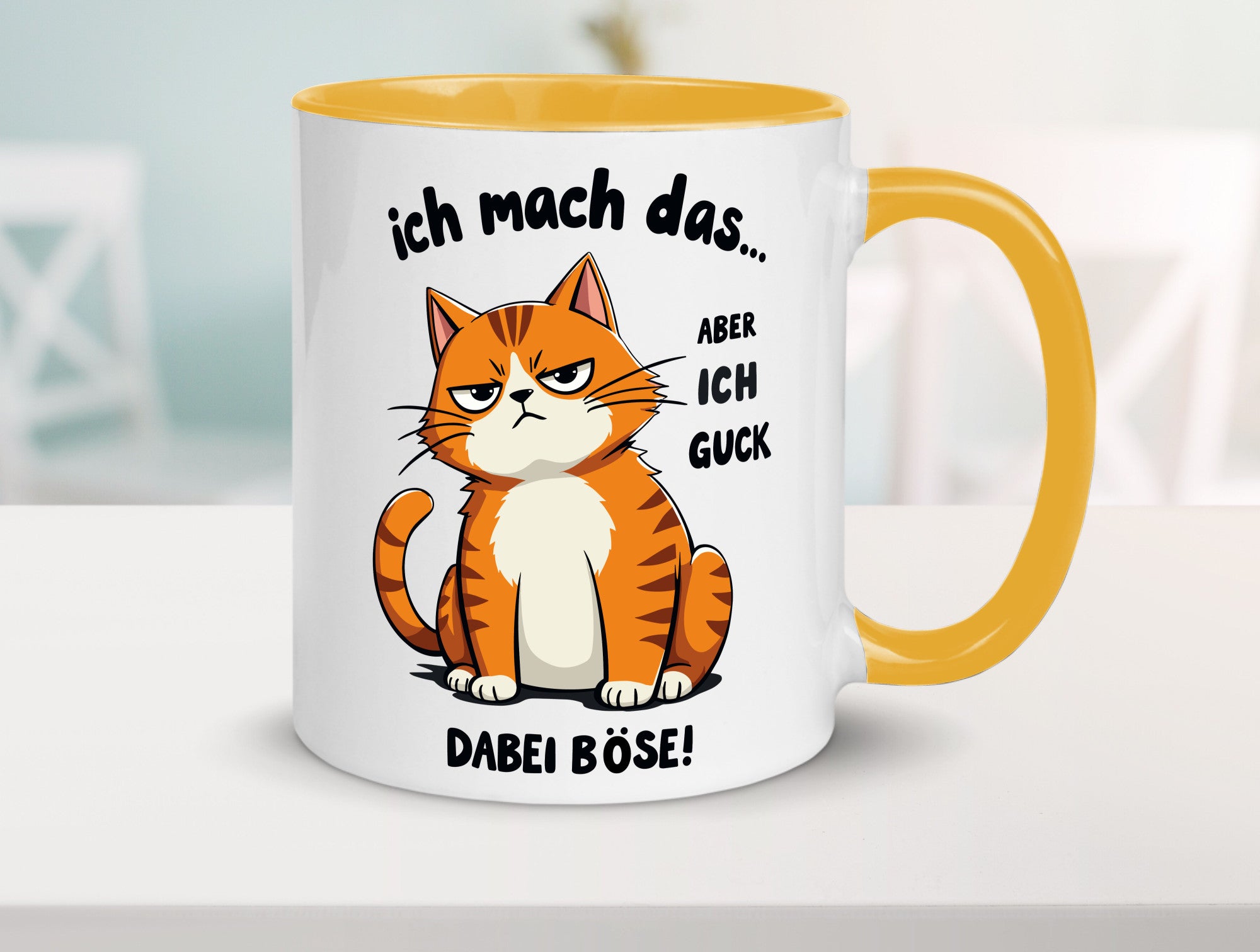 Ich guck dabei Böse | Katze Ironie Geschenk Tierliebhaber Humor lustiger Spruch
