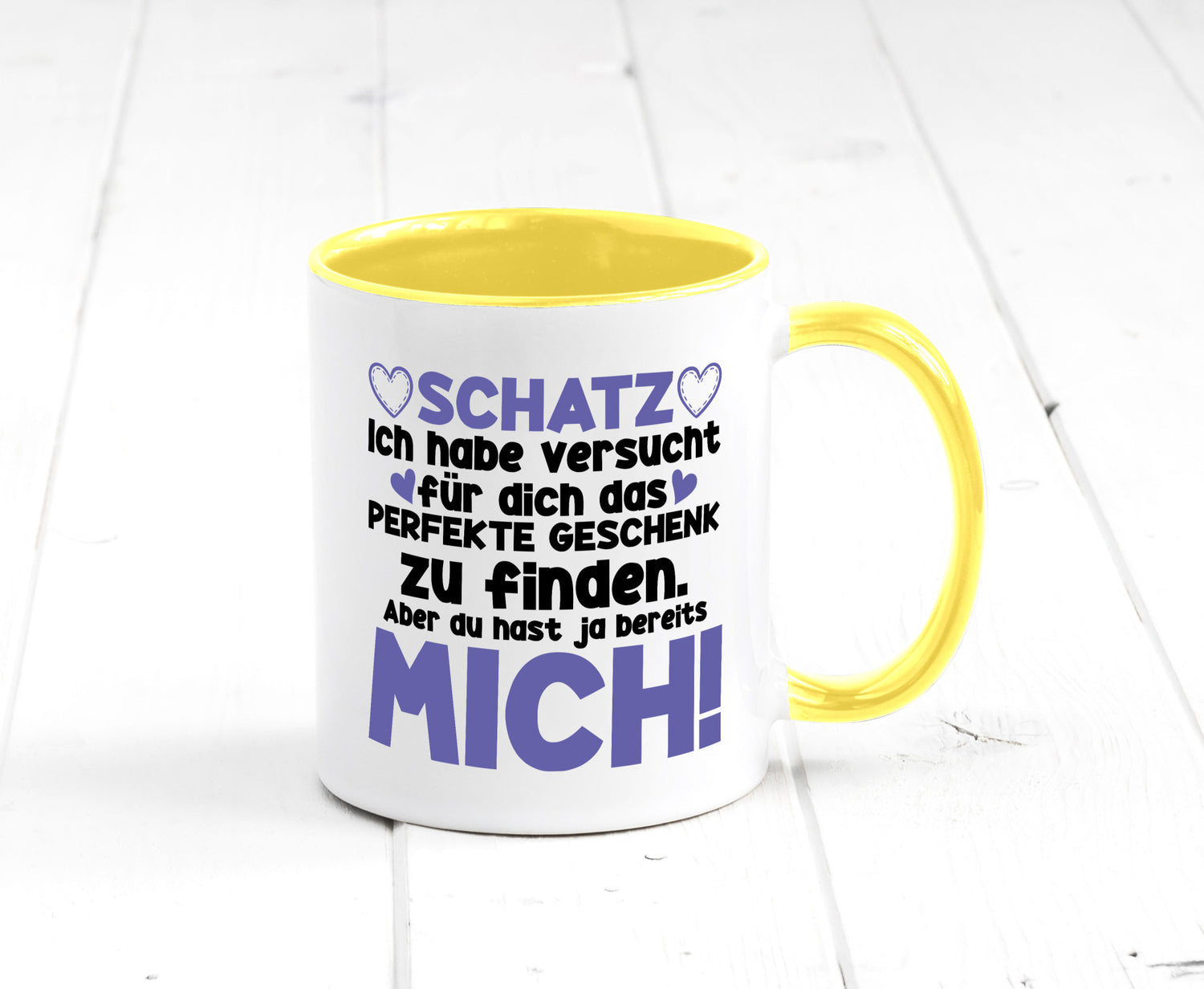 Schatz | Liebe Valentinstag Freund Freundin Herz Geschenkidee Humor Tasse