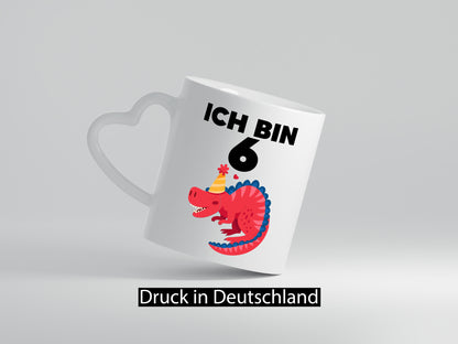 6. Geburtstag | Dino Dinosaurier 6 Jahre lustiger Spruch Geschenk Geschenkidee