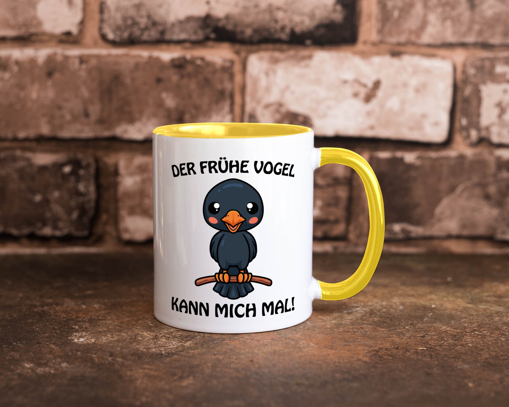 Der Frühe Vogel Humor Geschenkidee Tasse