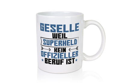Superheld Geselle | Handwerker Geschenkidee Humor Tasse