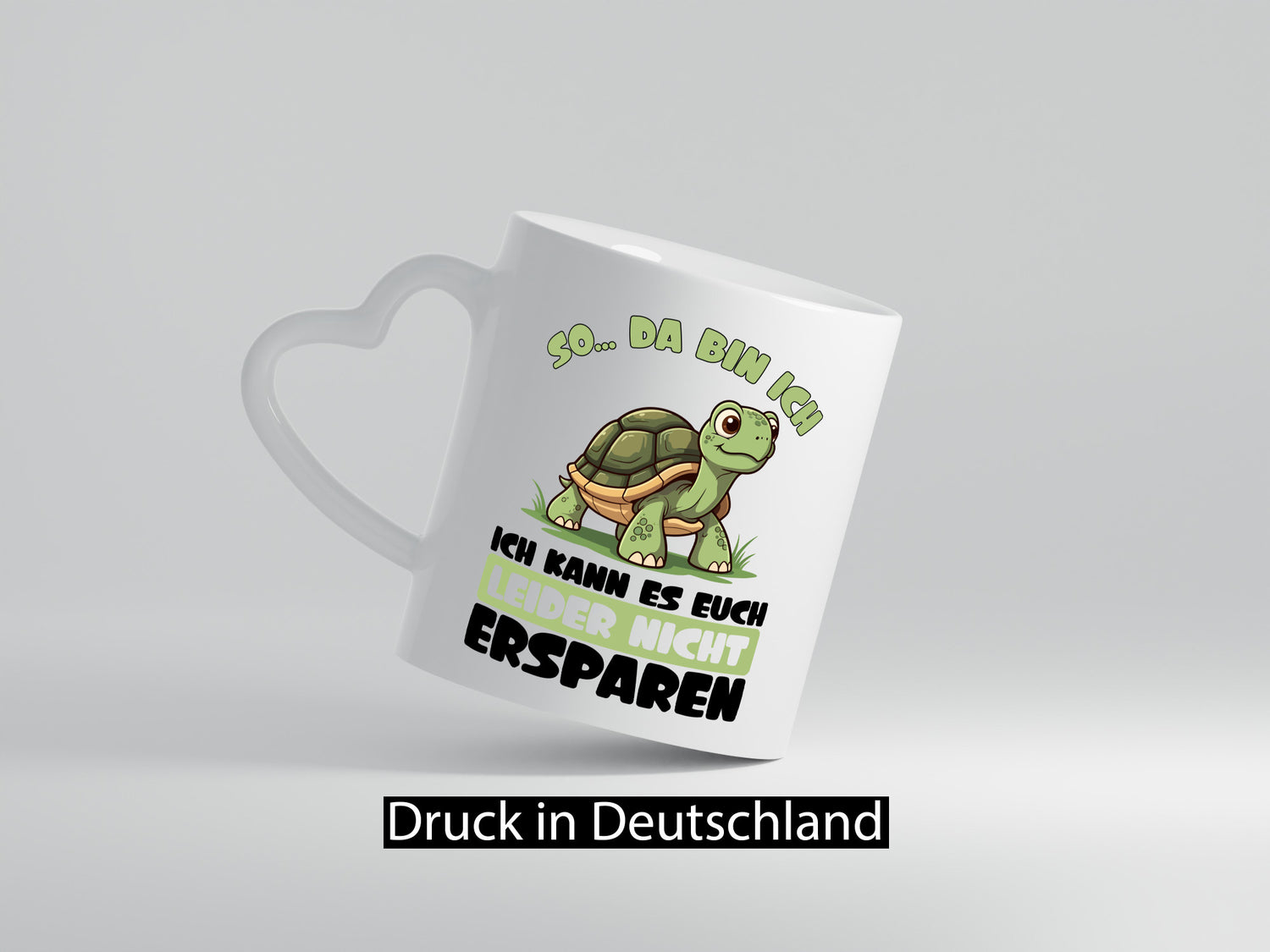 Bin ich kann es euch leider nicht ersparen | Schildkröte lustig Humor