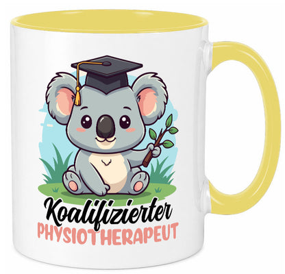 Koalifizierter Physiotherapeut Geschenk Humor Geschenkidee lustiger Spruch Tasse