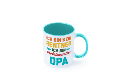 Ich bin Professioneller Opa | Rentner Großvater Geschenkidee Familie Humor Tasse