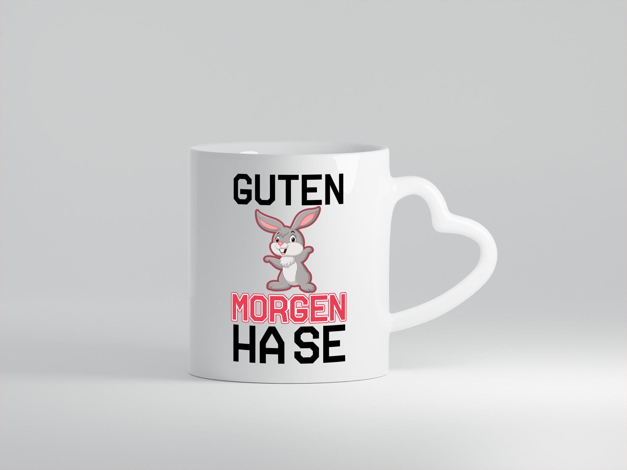 Guten Morgen Hase Humor Geschenkidee Tasse
