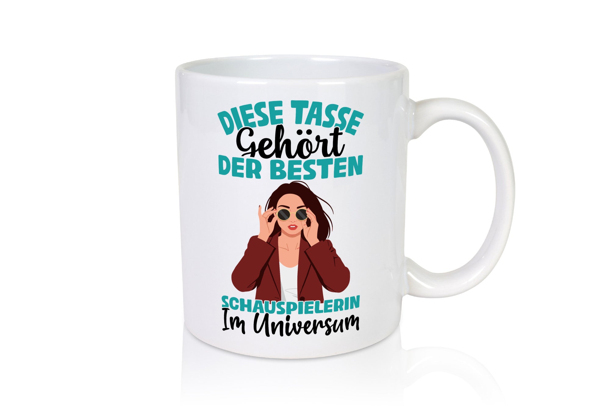 Im Universum: Schauspielerin | Theater Geschenkidee Humor Tasse