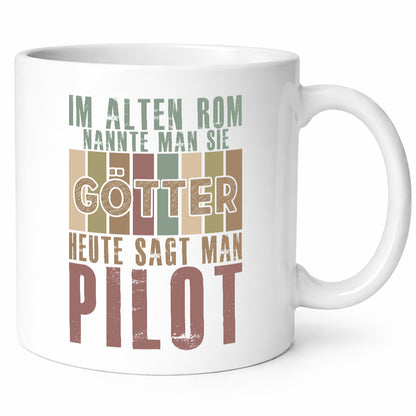 Heute sagt man: Pilot | Flugzeug Piloten lustig Humor Geschenkidee Geschenk