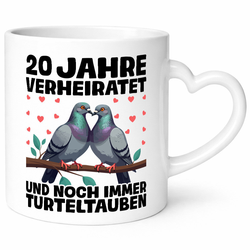 20 Jahre verheiratet | Turteltauben Ehe Ehepaar lustig Humor Geschenkidee
