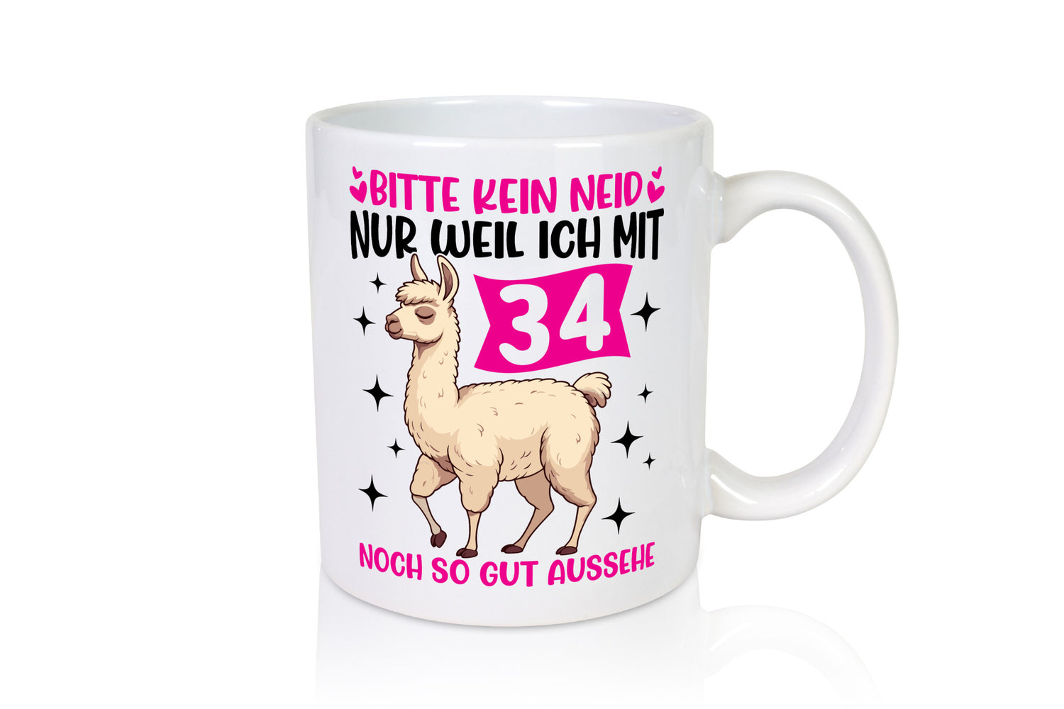 34. Geburtstag | 34 Jahre Lama gut aussehen lustiger Spruch Geschenk