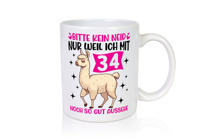 34. Geburtstag | 34 Jahre Lama gut aussehen lustiger Spruch Geschenk