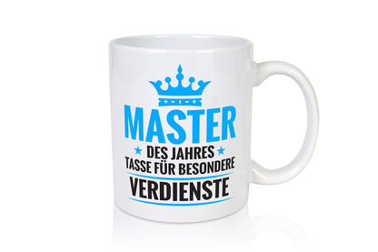 Besonderer Verdienst: Master | Universität Student lustig Humor Geschenkidee