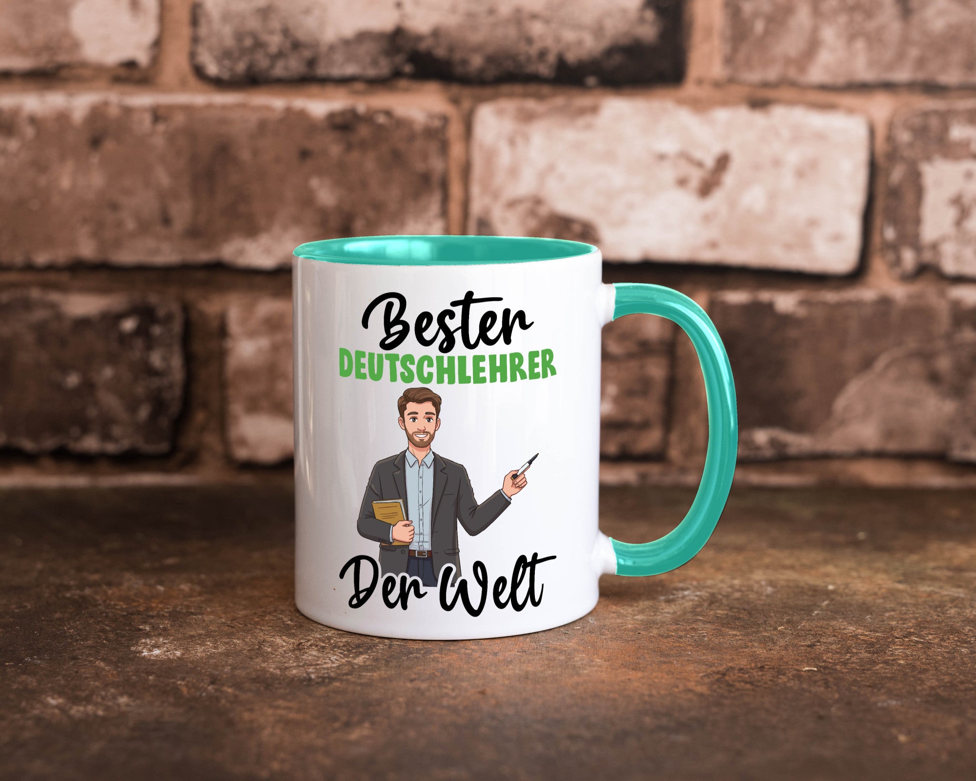 Bester Deutschlehrer | Lehrer Schule v2 lustiger Spruch Geschenk Humor