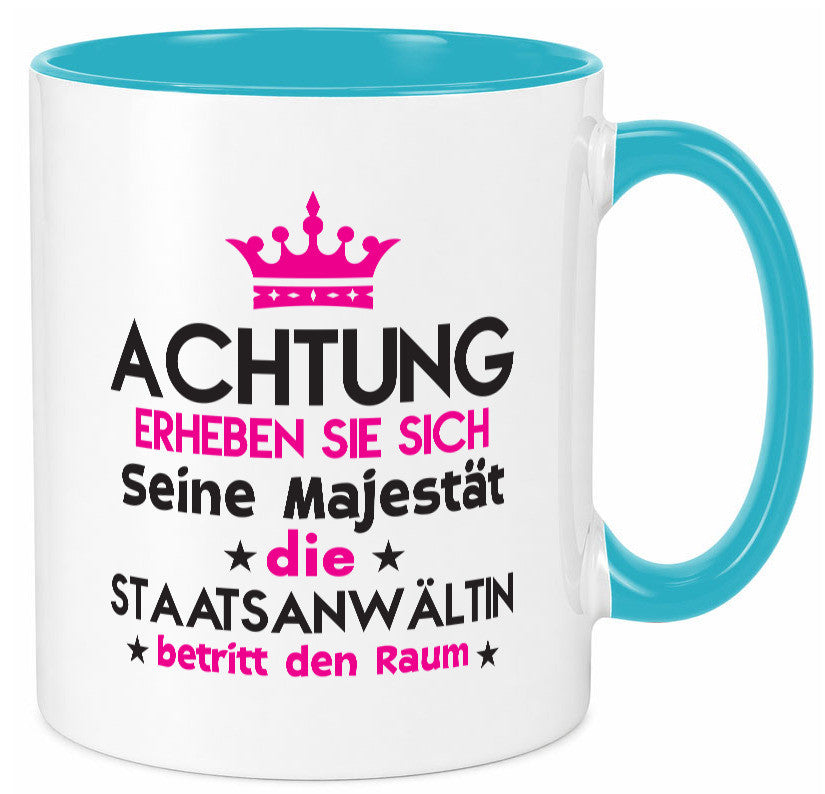 Seine Majestät Staatsanwältin | Anwältin lustiger Spruch Geschenk Humor
