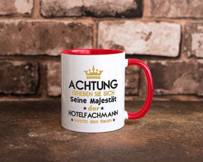 Seine Majestät Hotelfachmann |Hotel Humor Geschenkidee Tasse