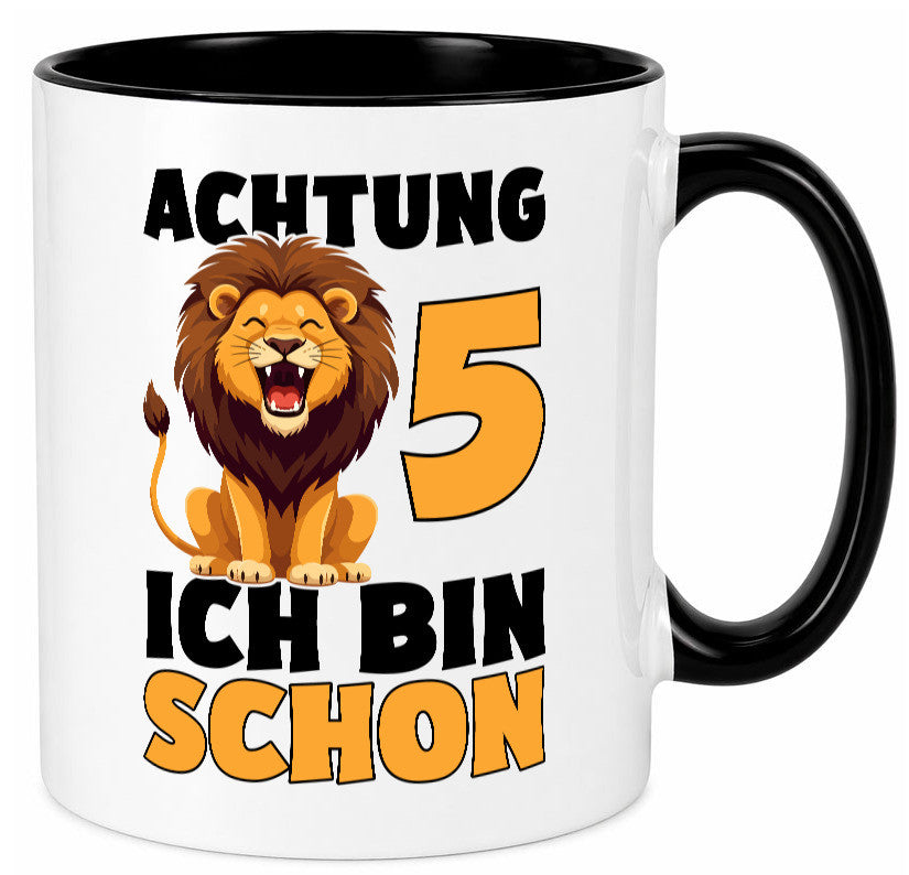 5. Geburtstag | 5 Jahre Löwe Geschenkidee Humor Tasse