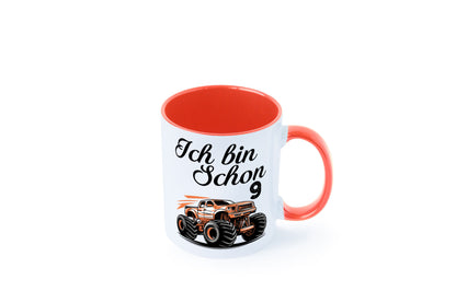 9. Geburtstag | Monster truck 9 Jahre lustiger Spruch Geschenk Geschenkidee