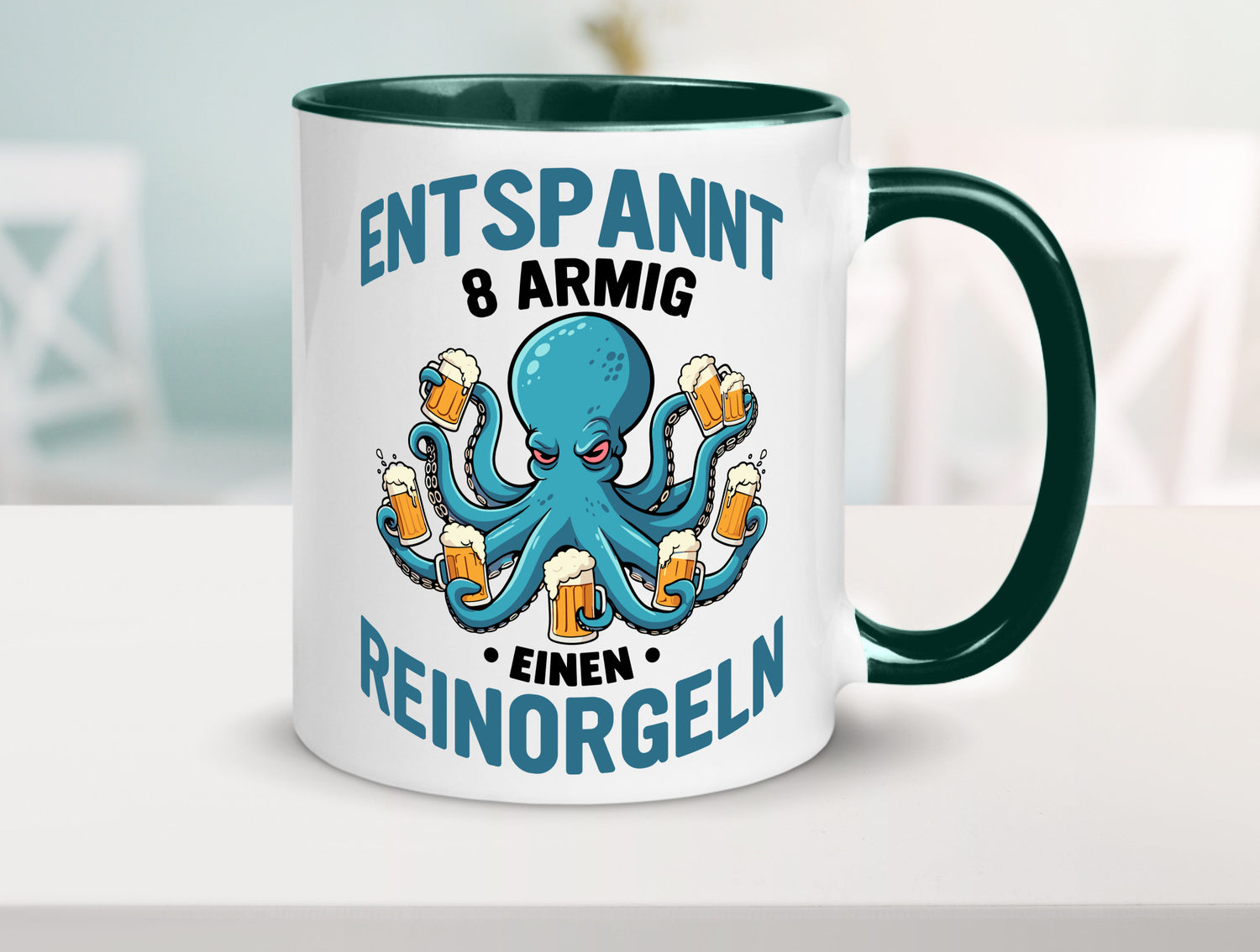 Entspannt 8 armig einen reinorgeln | Saufen Party v2 lustiger Spruch Geschenk
