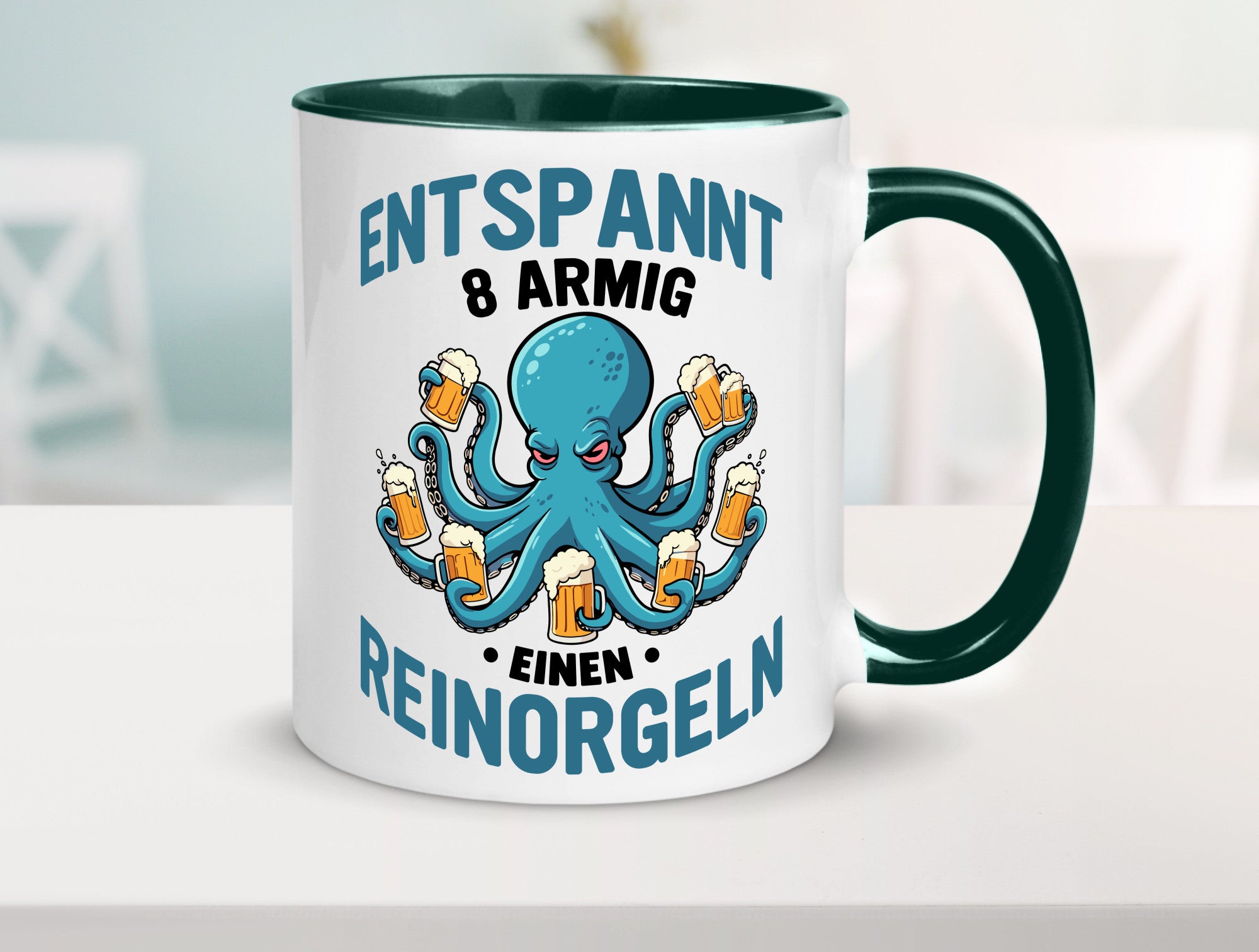 Entspannt 8 armig einen reinorgeln | Saufen Party v2 lustiger Spruch Geschenk