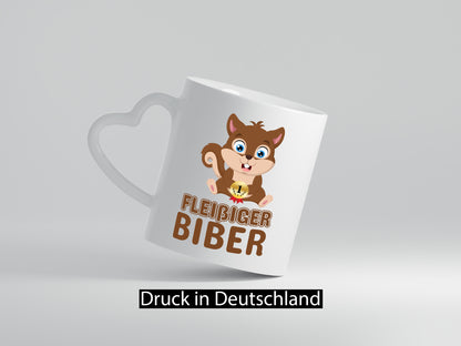 Fleißiger Biber | Motiv Tasse Kinder Geburtstag lustig Geschenkidee Geschenk