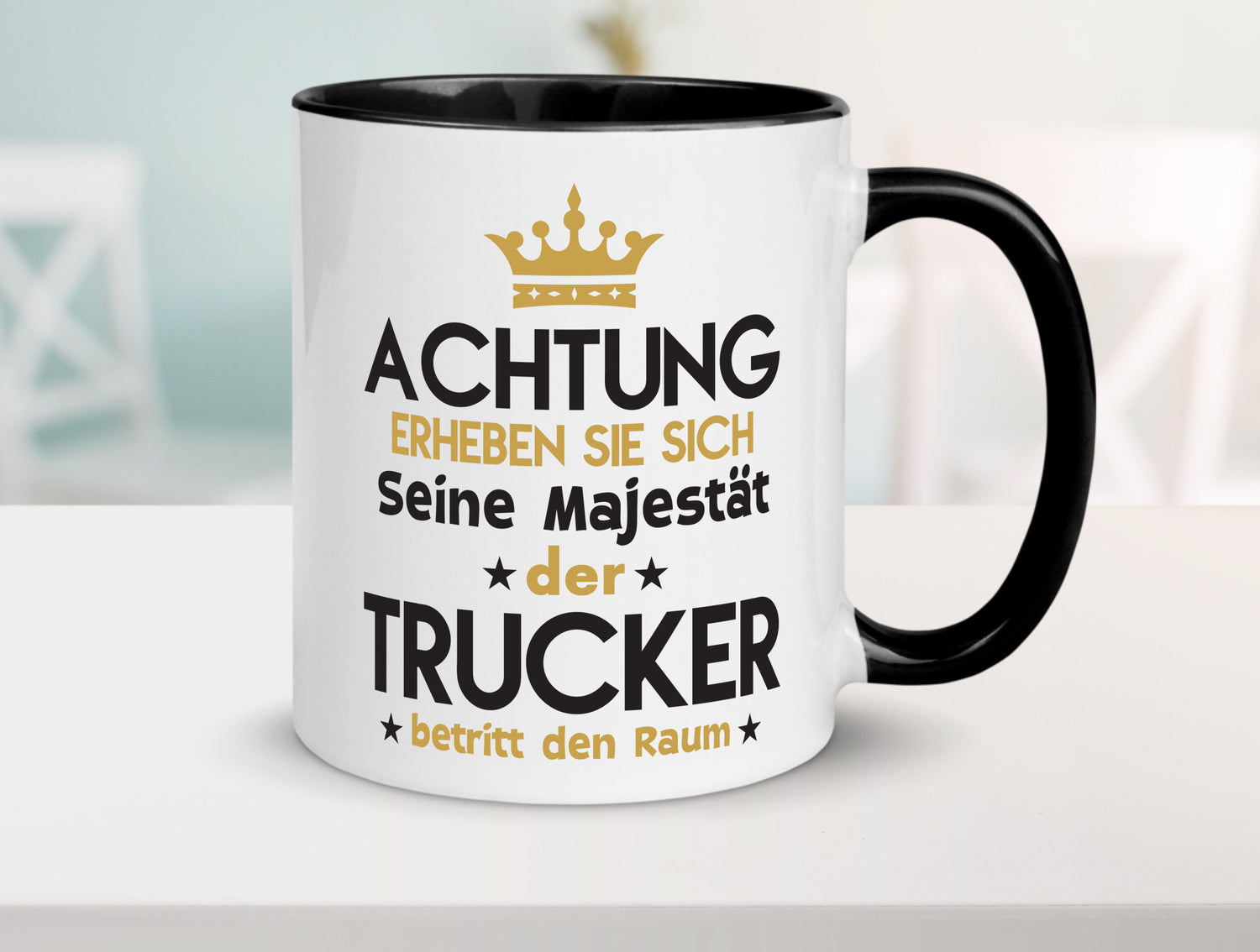 Seine Majestät Trucker | LKW Fahrer Beruf Humor Arbeit Kollegen Büro