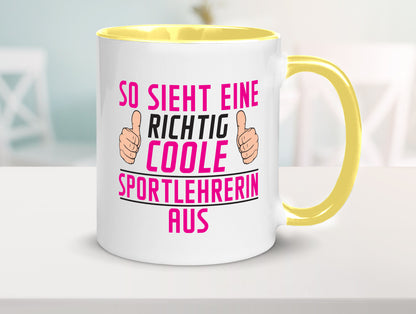 Richtig Coole Sportlehrerin | Lehrer Sport Geschenk Humor Geschenkidee lustiger