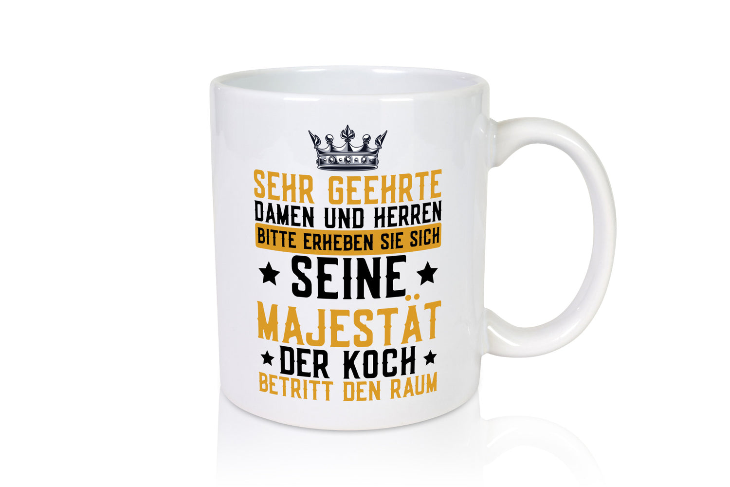 Seine Majestät der Koch | Küchenchef Restaurant Beruf Geschenkidee Arbeit