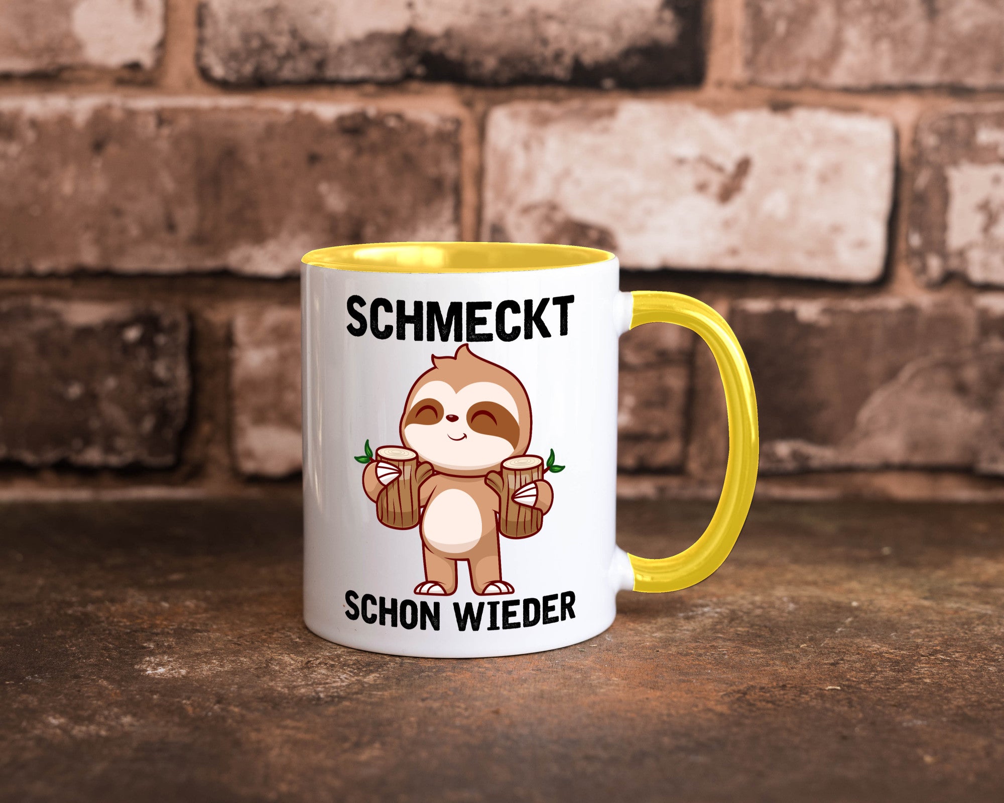 Schmeckt schon wieder | Frankfurt Hessen v2 Geschenkidee Humor Tasse
