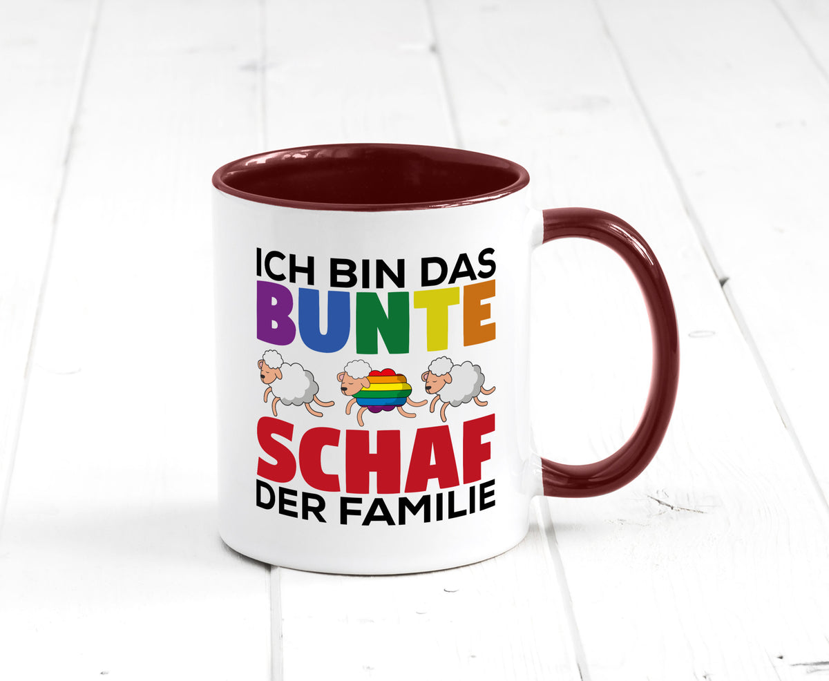 LGBTQ+ Tasse | Buntes Schaf Regenbogen Humor Geschenkidee