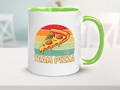 Team Pizza | Pizzaliebhaber Lover v2 Geschenkidee Humor Tasse