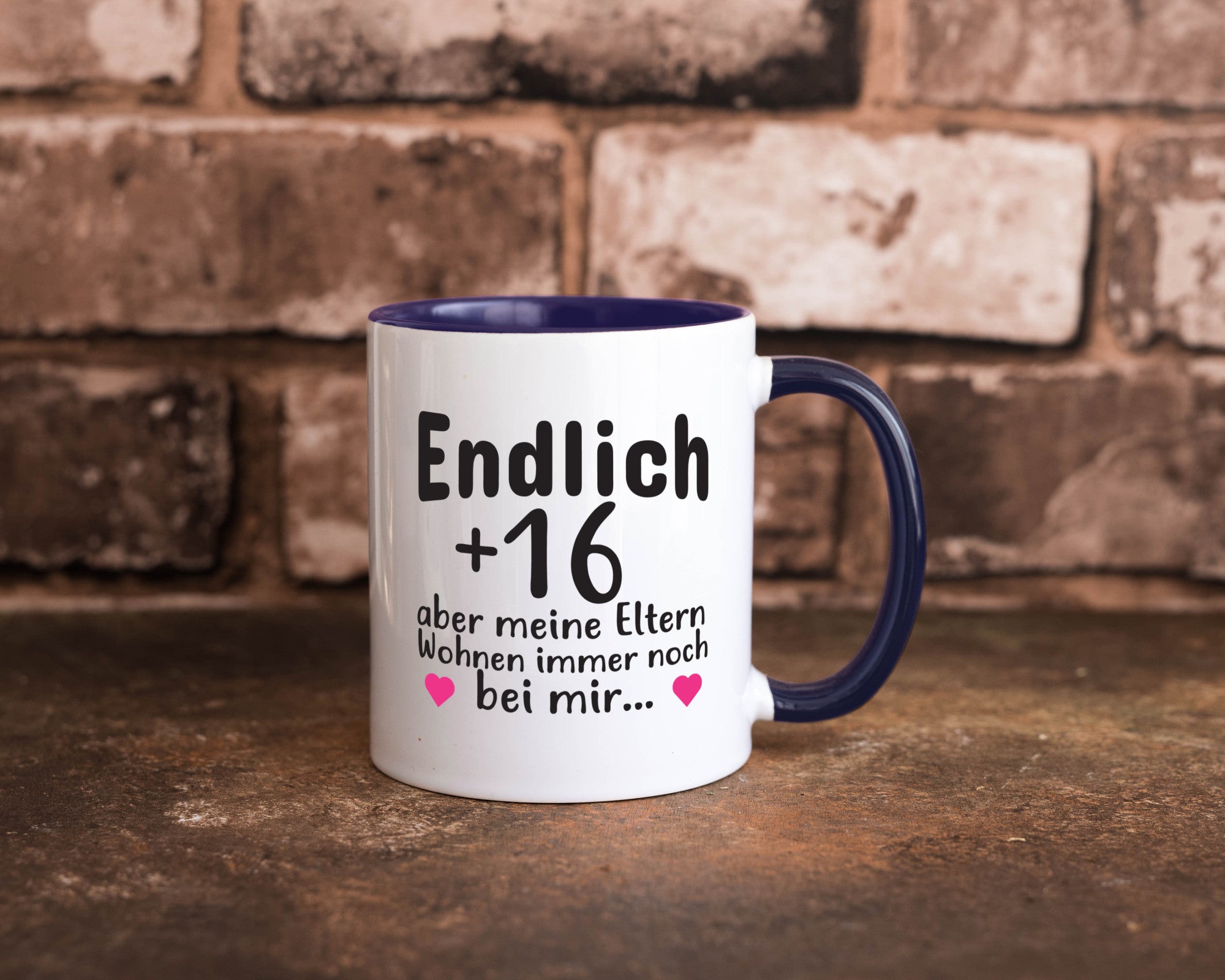 Endlich 16 | Geburtstag Tasse Spruch Mädchen Geschenkidee Humor