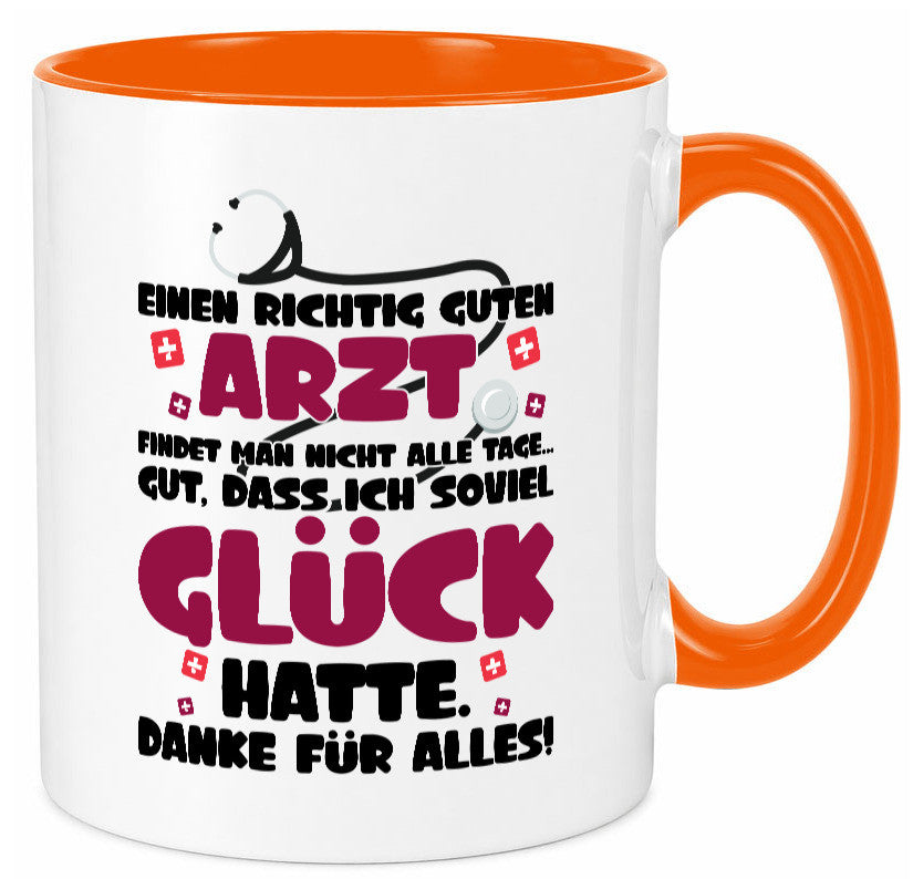 Richtig guter Arzt | Dankeschön Tasse Ãrzte Spruch vl1 Humor Geschenkidee