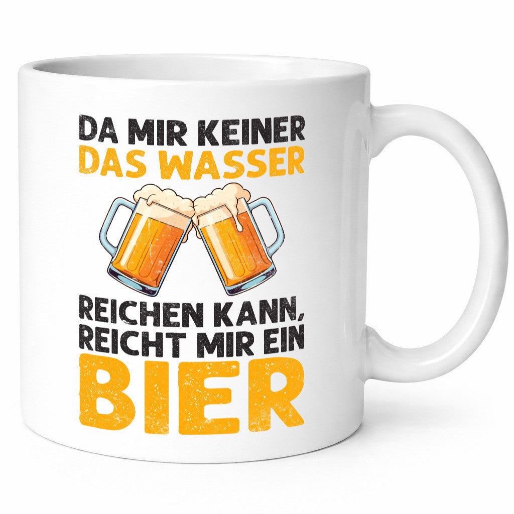 Keiner kann mir das Wasser reichen also reicht Bier v2 Geschenk Humor