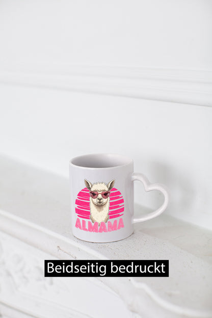 Almama | Lama Muttertag Humor Familie Geschenkidee Tasse
