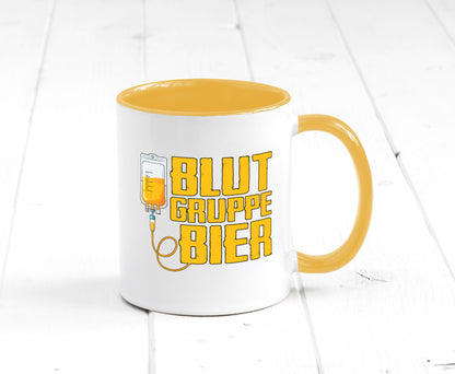Blutgruppe Bier | Saufen Trinken Biertrinker Humor Geschenkidee Tasse