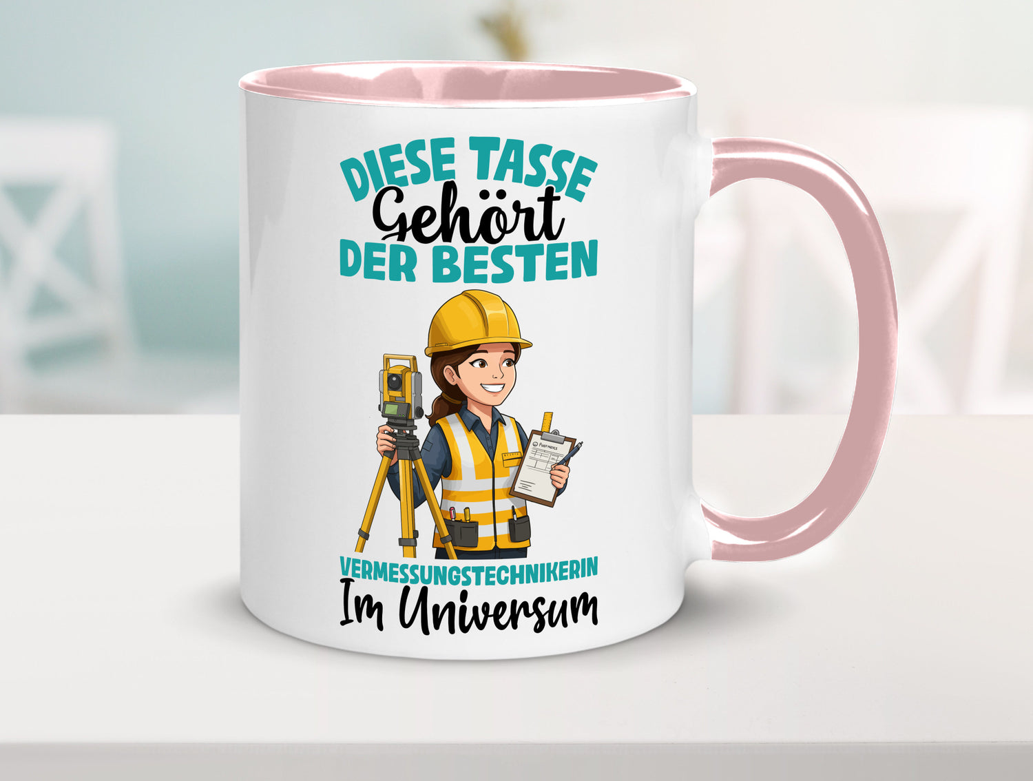 Im Universum: Vermessungstechnikerin | Techniker lustiger Spruch Geschenk Humor