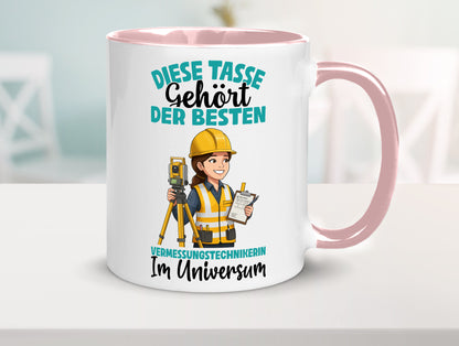 Im Universum: Vermessungstechnikerin | Techniker lustiger Spruch Geschenk Humor