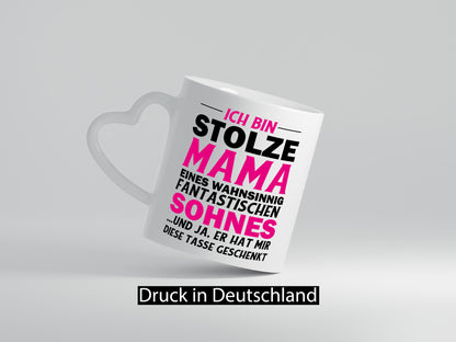 Stolze Mama Geschenkidee Familie Humor Tasse