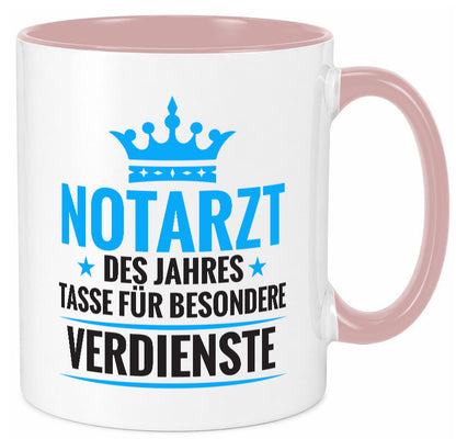 Besonderer Verdienst: Notarzt | Arzt Geschenk Humor Geschenkidee lustiger Tasse