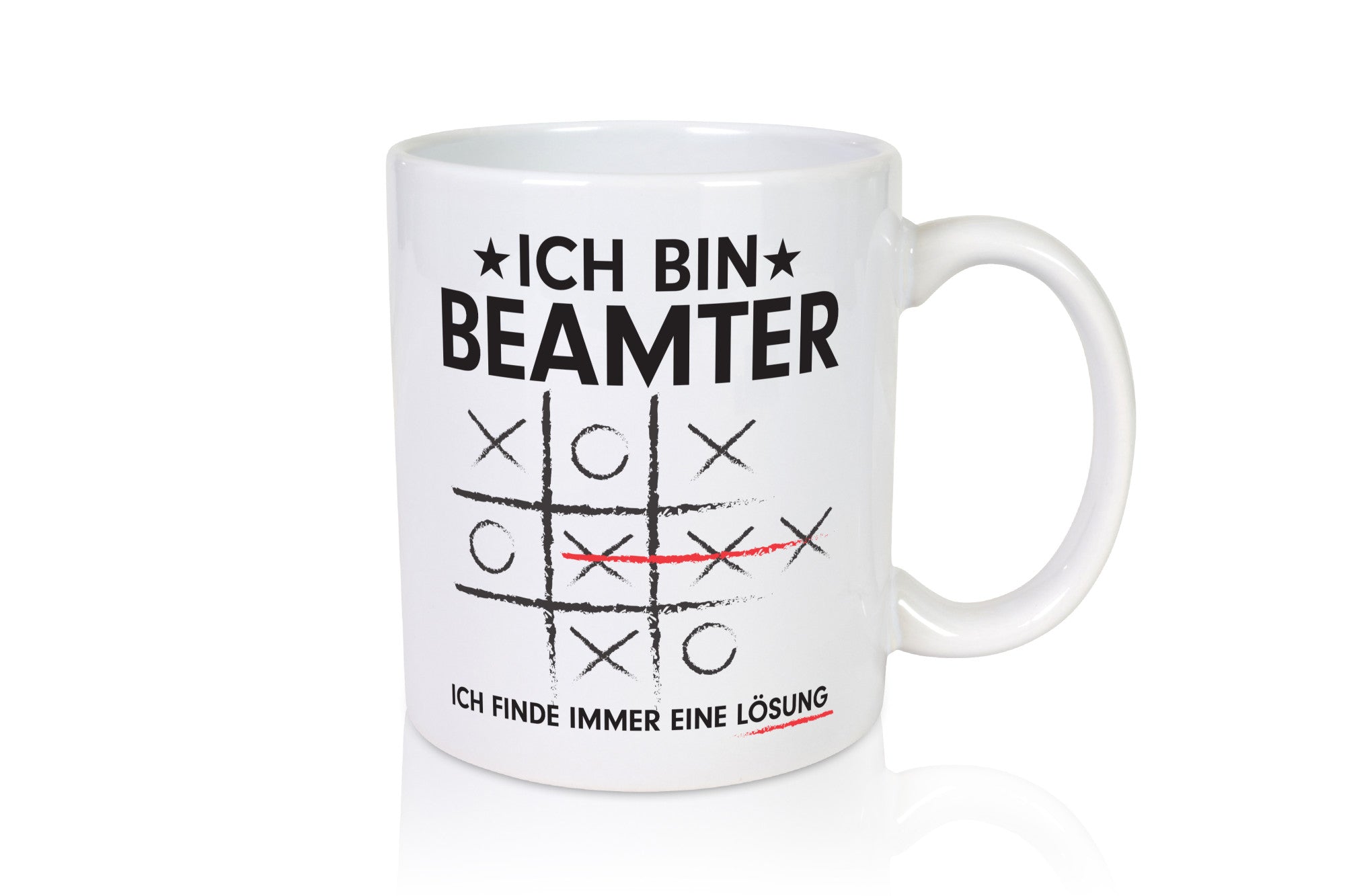 Lösung finden: Beamter | Verbeamtung Dienst lustiger Spruch Geschenk Humor