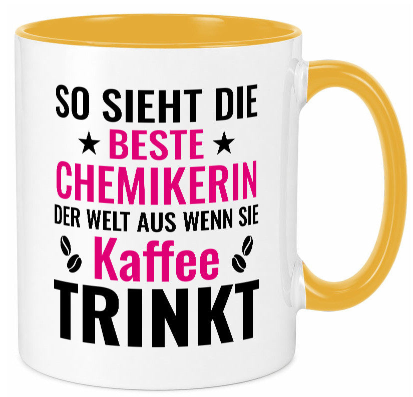 Kaffee trinkt: Chemikerin | Chemie Labor Geschenkidee Humor Tasse